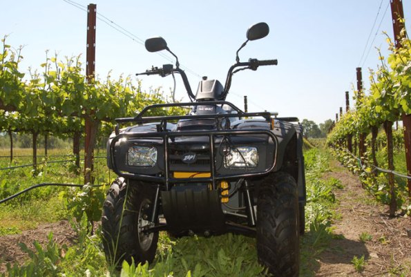 The ZAP DUDE all electric ATV is great for agriculture.
